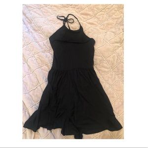 ASOS black halter romper